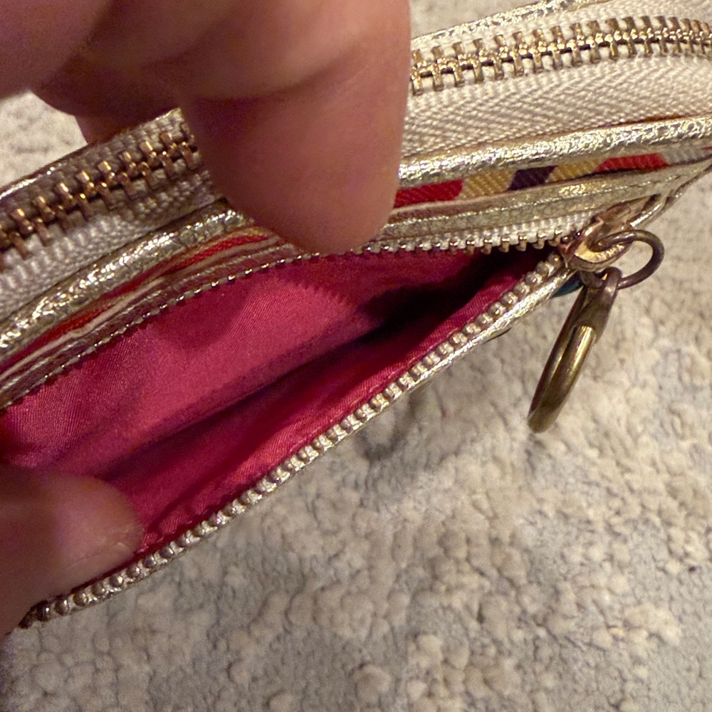 COACH POPPY COLECCIÓN WRISTLET wallet GUC - Picture 3 of 7